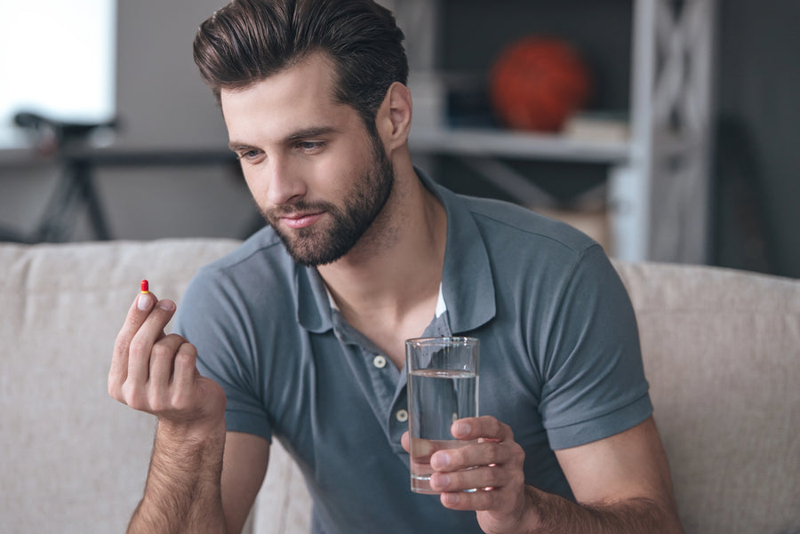 Athlete preparing for sports performance