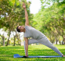 Calm wellness and recovery scene