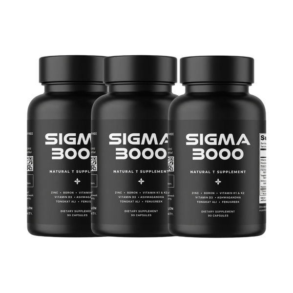 SIGMA3000® NATURAL TESTOSTERONE SUPPORT Buy 2 Get 1 FREE