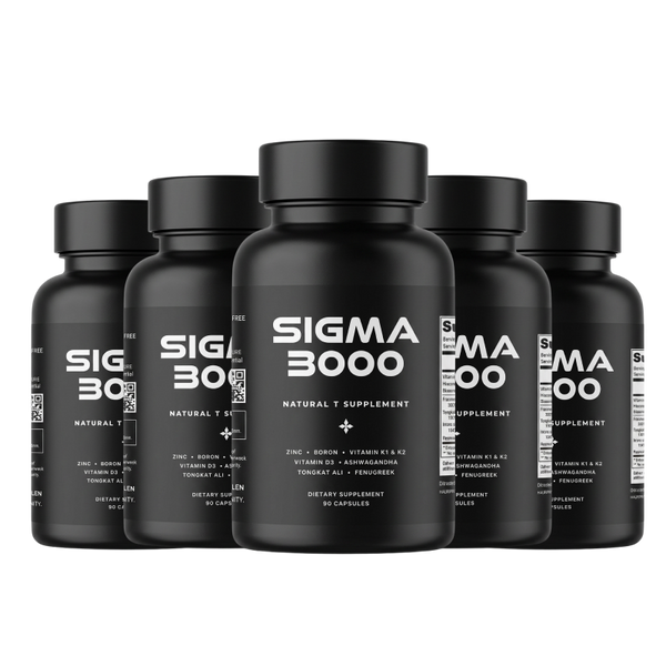 SIGMA3000® NATURAL TESTOSTERONE SUPPORT Buy 3 Get 2 FREE
